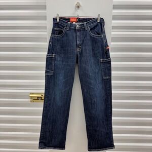 Tecgen FR Jeans Mens 30x32 Dark Wash Carpenter Flame Resistant Work Pants CAT 2